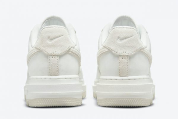 Latest Nike Air Force 1 Luxe Summit White Summit White Summit White-Light Bone 2021 For Sale DD9605-100-3