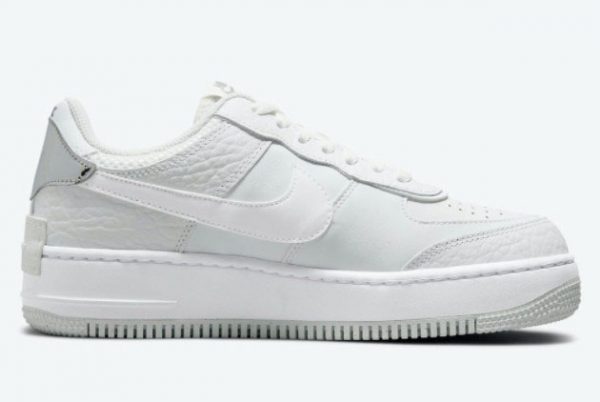 Latest Nike Air Force 1 Shadow White Silver 2021 For Sale DQ0837-100-1