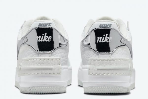 Latest Nike Air Force 1 Shadow White Silver 2021 For Sale DQ0837-100-3