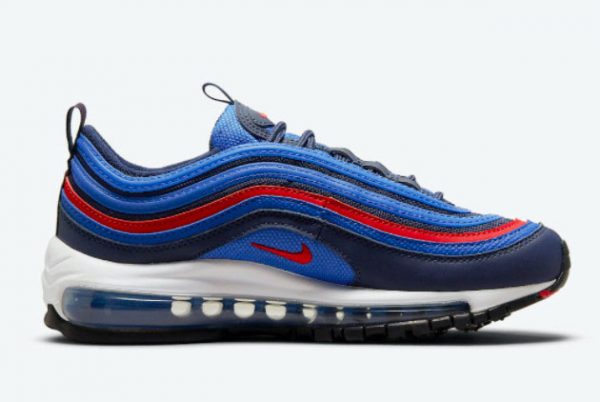 Latest Nike Air Max 97 GS Spider-Man 2021 For Sale DQ4716-400-1