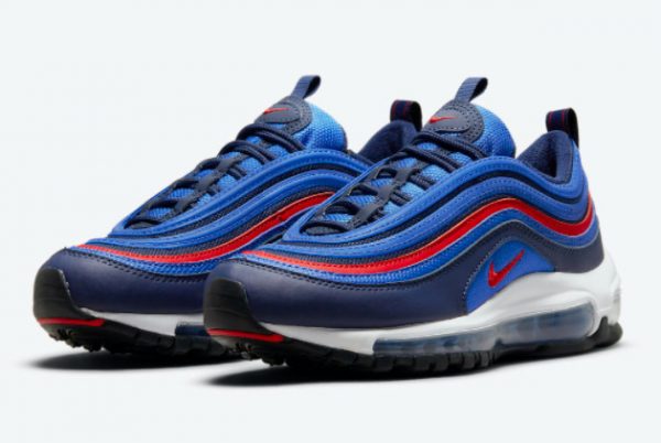 Latest Nike Air Max 97 GS Spider-Man 2021 For Sale DQ4716-400-2