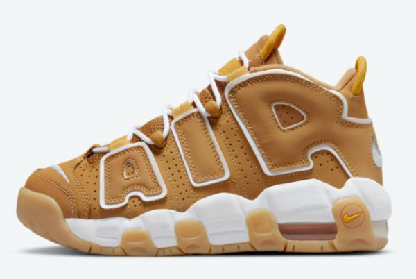 Latest Nike Air More Uptempo GS Wheat 2021 For Sale DQ4713-700
