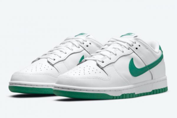 Latest Nike silver Dunk Low White Green 2021 For Sale DD1503-112-2