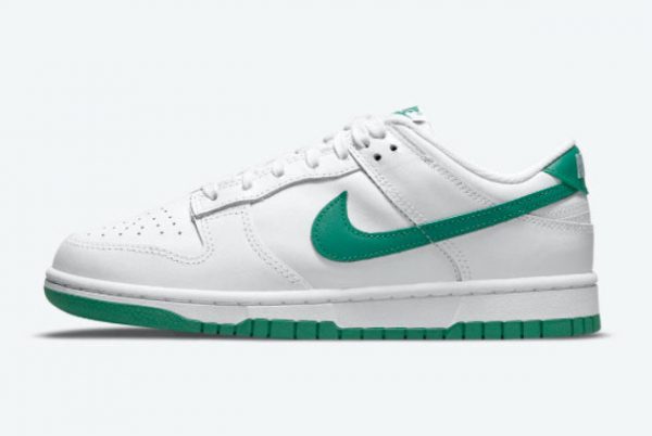 Latest Nike silver Dunk Low White Green 2021 For Sale DD1503-112