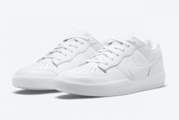 Latest Nike SB Force 58 Premium Triple White White White-White 2021 For Sale DH7505-100-1