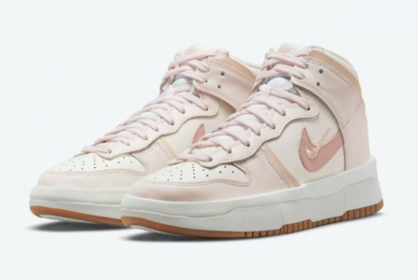 Latest Nike Wmns Dunk High Rebel Pink Oxford Sail Pink Oxford-Light Soft Pink 2021 For Sale DH3718-102-1