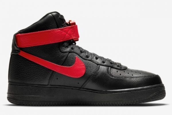 Cheap Alyx x Nike Air Force 1 High Black/University Red 2021 For Sale CQ4018-004-1