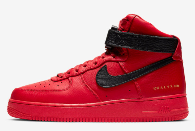 all red high top air force ones for sale