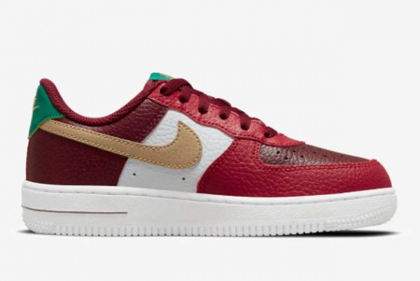 Cheap Nike Air Force 1 GS Christmas 2021 For Sale DQ4710-600-1