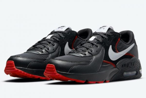 Cheap Nike Air Max Excee Bred Reflective Black Sport Red-Metallic Silver 2021 For Sale DM0832-001-1