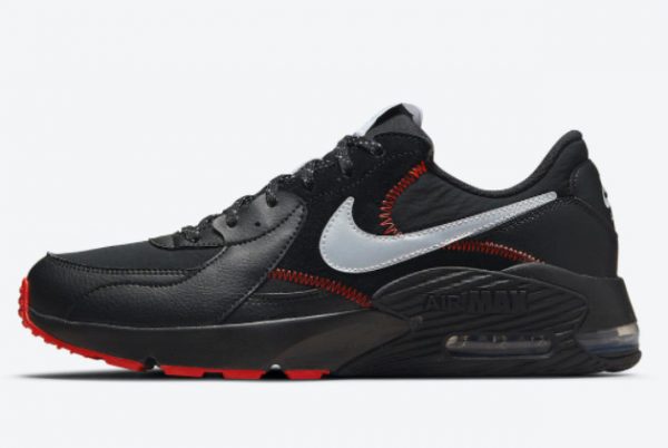 Cheap Nike Air Max Excee Bred Reflective Black Sport Red-Metallic Silver 2021 For Sale DM0832-001