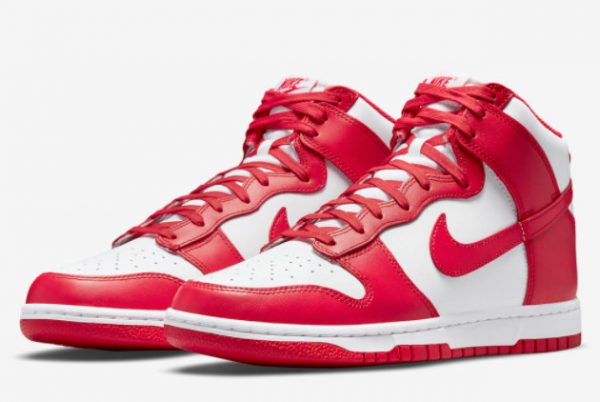 Cheap Nike Dunk High White University Red 2021 For Sale DD1399-106-2