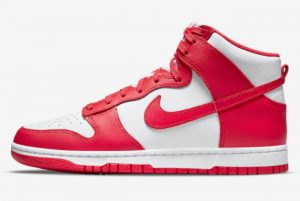 Cheap Nike Dunk High White University Red 2021 For Sale DD1399-106