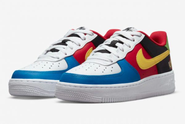 Cheap UNO x Nike Air Force 1 Low White/Yellow Zest-University Red 2021 For Sale DC8887-100-2
