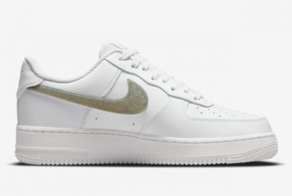 Latest Nike Air Force 1 Low Glitter Swoosh 2021 For Sale DH4407-101-1