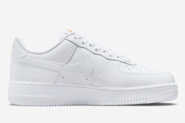 Latest Nike Air Force 1 Low LX Lucky Charms White White-Metallic Gold-Flat Gold 2021 For Sale DD1525-100-1