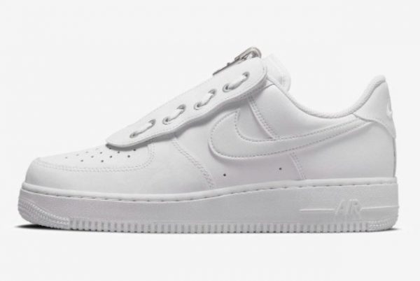 Latest Nike Air Force 1 Low Shroud White White-Metallic Silver 2021 For Sale DC8875-100