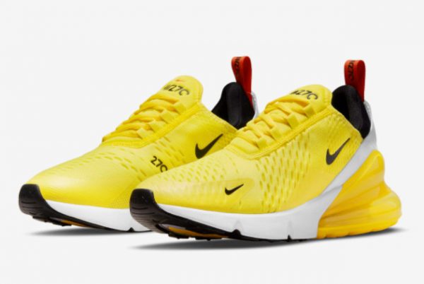Latest Nike Air Max 270 Yellow Black White 2021 For Sale DQ4694-700-1