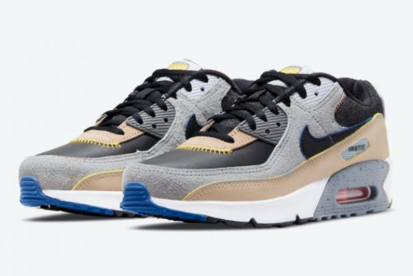 Latest Nike Air Max 90 GS Alter & Reveal 2021 For Sale DO6111-001-2