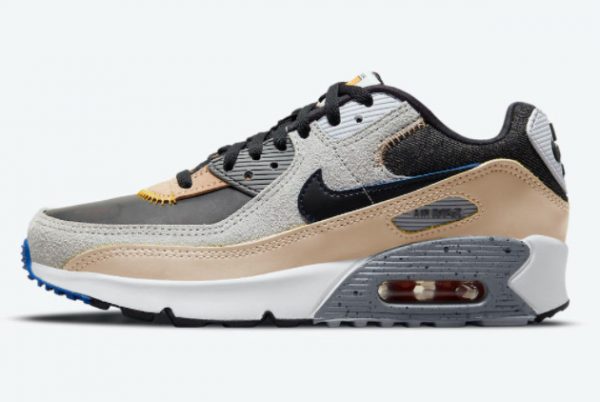 Latest Nike Air Max 90 GS Alter & Reveal 2021 For Sale DO6111-001
