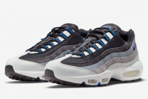 Latest Nike Air Max 95 Grey Blue 2021 For Sale DH4754-001-1