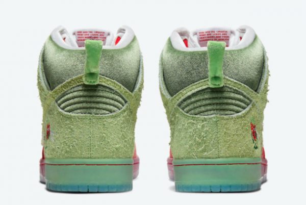 Latest Nike SB Dunk High Strawberry Cough University Red Spinach Green-Magic Ember 2021 For Sale CW7093-600-3