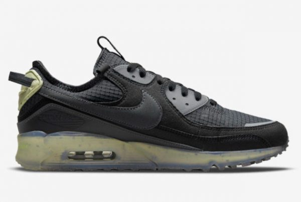 New Nike Air Max 90 Terrascape Anthracite Black Dark Grey-Lime Ice-Anthracite 2021 For Sale DH2973-001-1