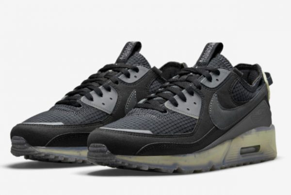 New Nike Air Max 90 Terrascape Anthracite Black Dark Grey-Lime Ice-Anthracite 2021 For Sale DH2973-001-2