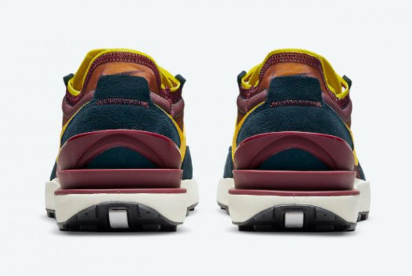 New Nike Waffle One Navy Burgundy-Yellow 2021 For Sale DD8014-600-2