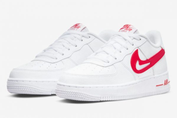 Cheap Nike Air Force 1 Low White Red 2021 For Sale DR7970-100-2