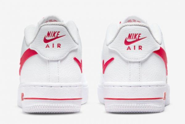 Cheap Nike Air Force 1 Low White Red 2021 For Sale DR7970-100-3