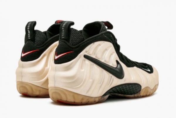 Latest Nike Air Foamposite Pro HOH Pearl Pearl White Black-True Red 2021 For Sale 378829-201-2