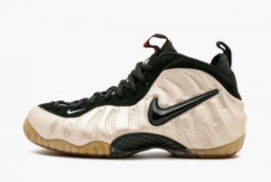 Latest Nike Air Foamposite Pro HOH Pearl Pearl White Black-True Red 2021 For Sale 378829-201