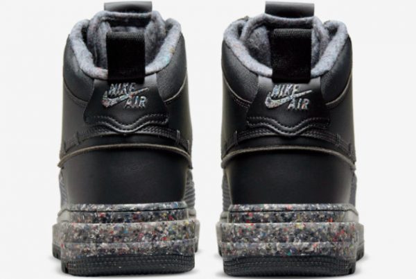 Latest Nike Air Force 1 Boot Crater Dark Smoke Grey Black-Smoke Grey 2021 For Sale DD0747-001-3