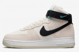 Latest Nike Air Force 1 High Cream Canvas Suede 2021 For Sale DH7566-100