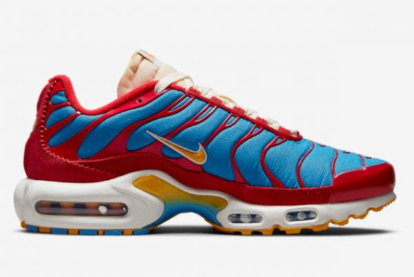 Latest Nike Air Max Plus SE Running Club University Red Pollen-Light Photo Blue-Sail 2021 For Sale DC9332-600-1