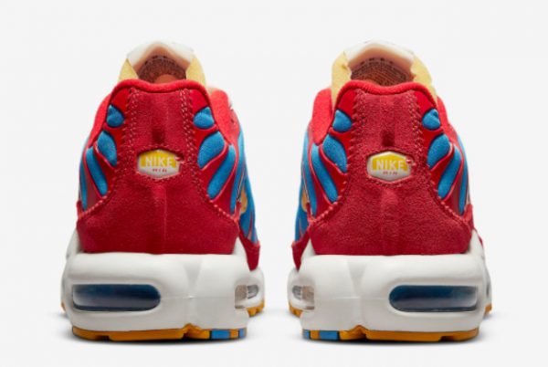 Latest Nike Air Max Plus SE Running Club University Red Pollen-Light Photo Blue-Sail 2021 For Sale DC9332-600-3