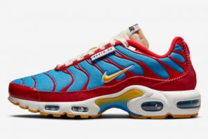 Latest Nike Air Max Plus SE Running Club University Red Pollen-Light Photo Blue-Sail 2021 For Sale DC9332-600