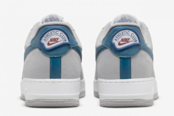 New Nike Air Force 1 Low Athletic Club Light Smoke Grey Marina-White 2021 For Sale DH7568-001-3