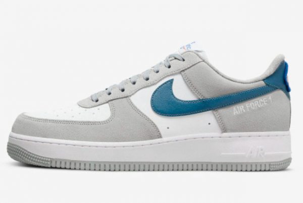 New Nike Air Force 1 Low Athletic Club Light Smoke Grey Marina-White 2021 For Sale DH7568-001