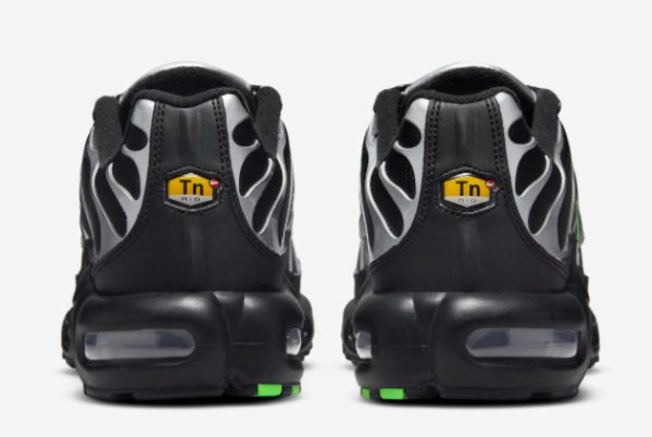 New Nike Air Max Plus Black Silver Electric Green 2021 For Sale DR0139-001-3