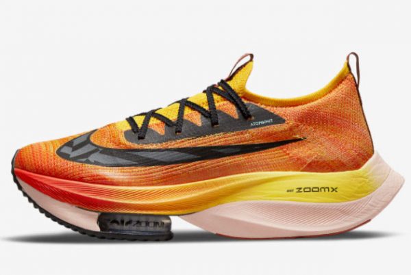 New Nike Air ZoomX AlphaFly NEXT% Ekiden Amarillo Magma Orange-Healing Orange-Black 2021 For Sale DO2407-728