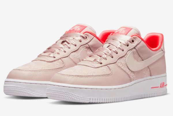 New Nike WMNS Air Force 1 Low Pink Crimson 2022 For Sale DQ7782-200-2