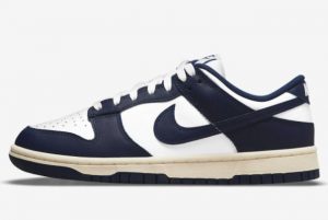 cheap shield nike dunk low vintage navy white midnight navy 2022 for sale dd1503 115 300x201