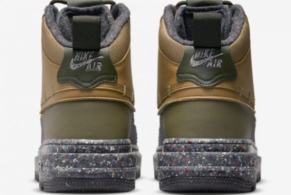 Latest Nike Air Force 1 Boot Crater Tan Olive-Pink 2022 For Sale DD0747-300-3