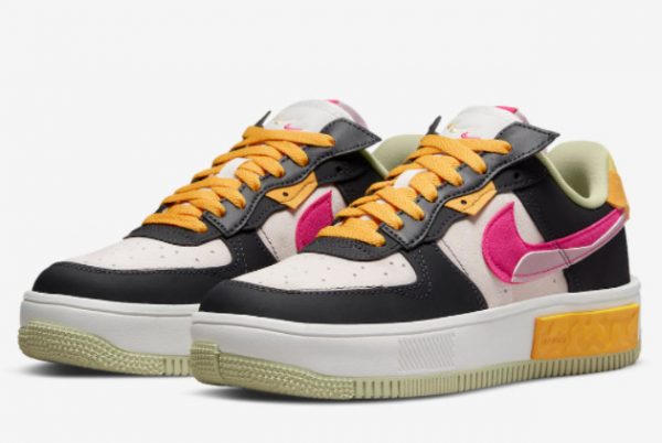 Latest Nike Air Force 1 Fontanka Pink Prime Off Noir Pink Prime-Summit White 2022 For Sale DR7880-001-2