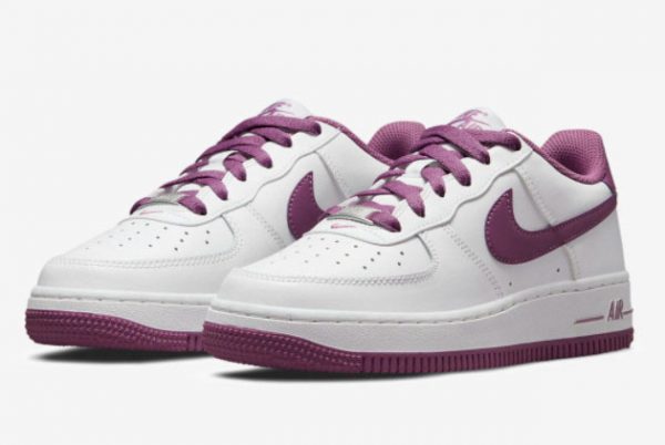 Latest Nike Air Force 1 Low GS White Mauve 2022 For Sale DH9600-101-3