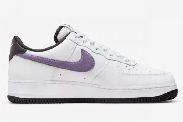 Latest Nike Air Force 1 Low Hoops White Canyon Purple-Black-White 2022 For Sale DH7440-100-1
