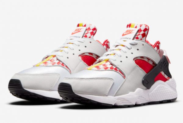 Latest Nike Air Huarache Liverpool White Red-Black 2022 For Sale DN5080-100-2