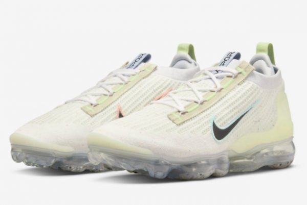 Latest Nike Air VaporMax 2021 Mismatched Swooshes For Sale DQ7633-100-2